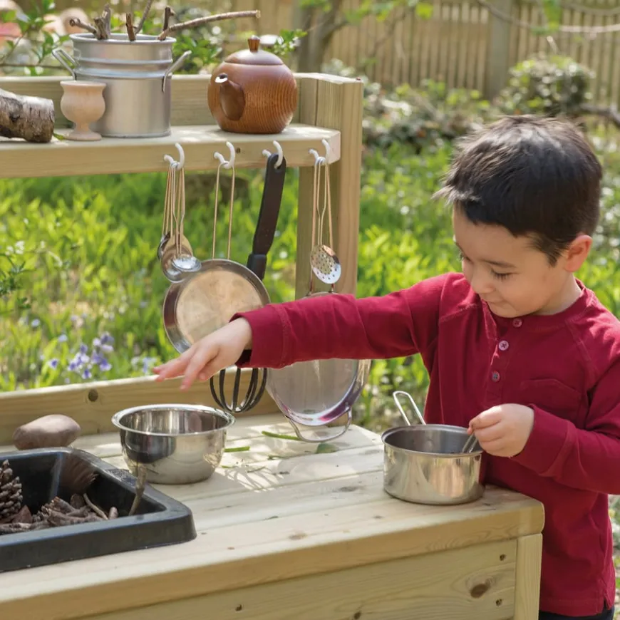 TTS Outdoor Messy Play Wooden Mud Kitchen