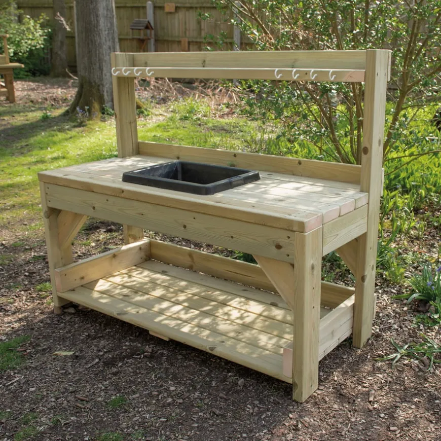 TTS Outdoor Messy Play Wooden Mud Kitchen