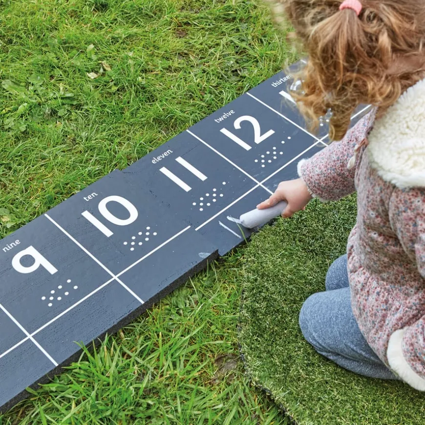 TTS Outdoor Number Chalkboard Tracks 1-20