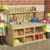 TTS Outdoor Wooden Builder's Role Play Bench