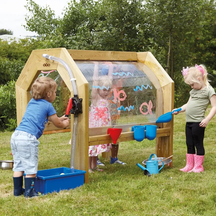 TTS Outdoor Wooden Cascading Water Tunnel