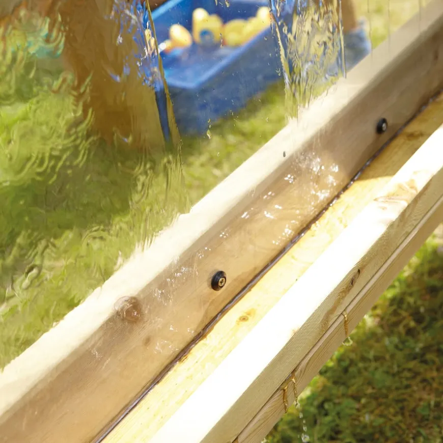 TTS Outdoor Wooden Cascading Water Tunnel