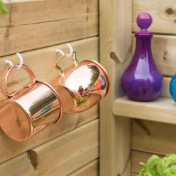 TTS Outdoor Wooden Corner Kitchen Unit H110 x W180 x D180cm