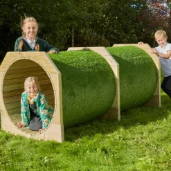 TTS Outdoor Wooden Play Tunnel