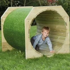 TTS Outdoor Wooden Play Tunnel