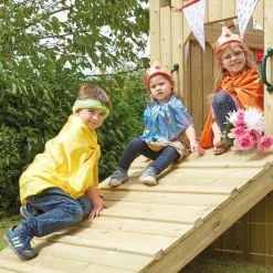 TTS Outdoor Wooden Role Play Castle H150 x W240 x D120cm