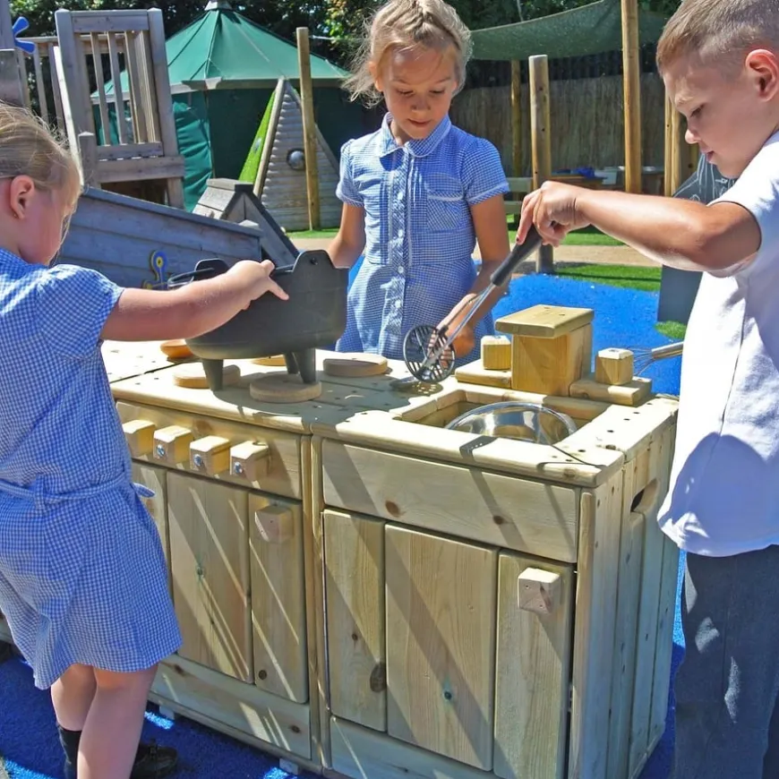 TTS Outdoor Wooden Role Play Kitchen