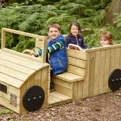TTS Outdoor Wooden Role Play Truck H85 x W105 x L190cm