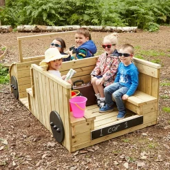 TTS Outdoor Wooden Role Play Truck H85 x W105 x L190cm