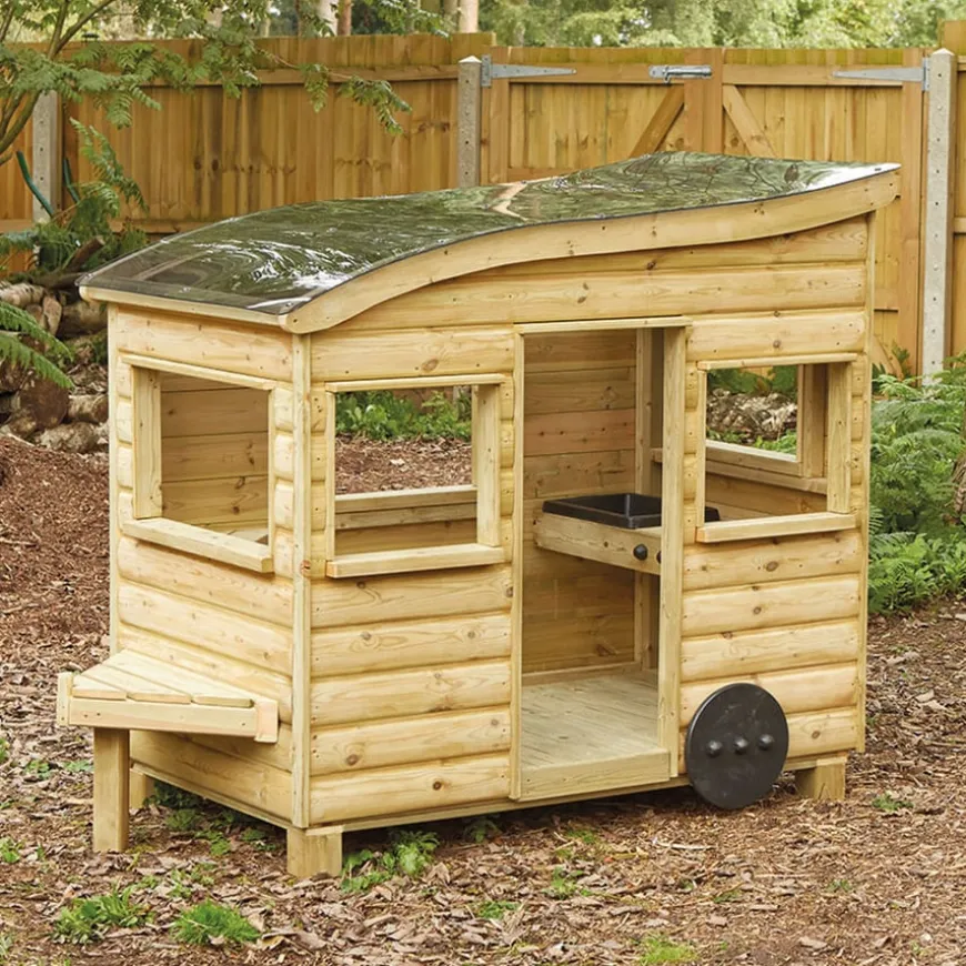 TTS Outdoor Wooden Truck & Caravan Bundle Standard Delivery