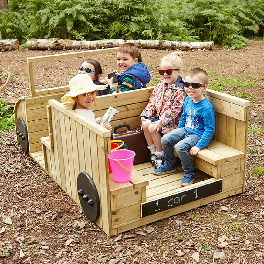 TTS Outdoor Wooden Truck & Caravan Bundle Standard Delivery