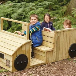 TTS Outdoor Wooden Truck & Caravan Bundle Standard Delivery