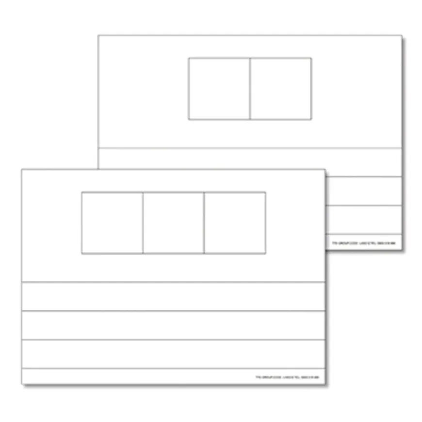 TTS Phoneme 2/3 Frame Whiteboards 6pk
