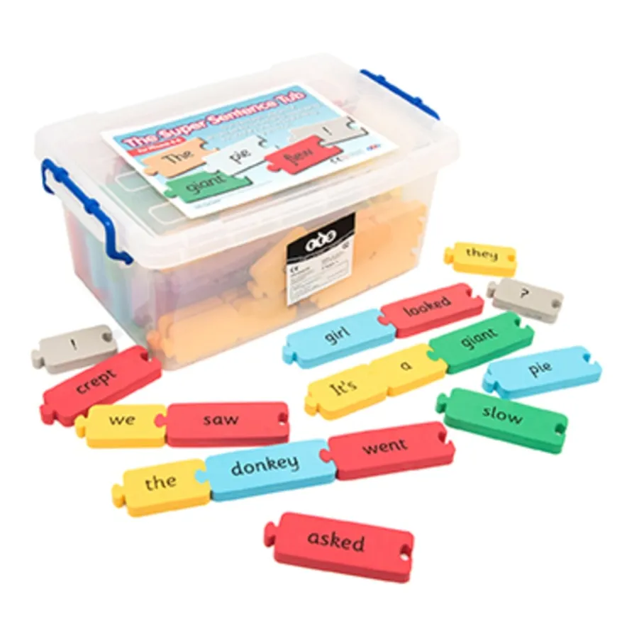 TTS Phonics Super Sentence Tub Phase 2-3