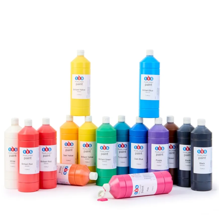 TTS Ready Mixed Paint Assorted 16 x 1l