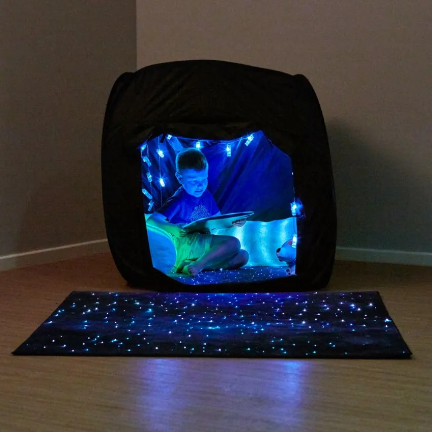 TTS Rechargeable Fibre Optic Sparkle Rug