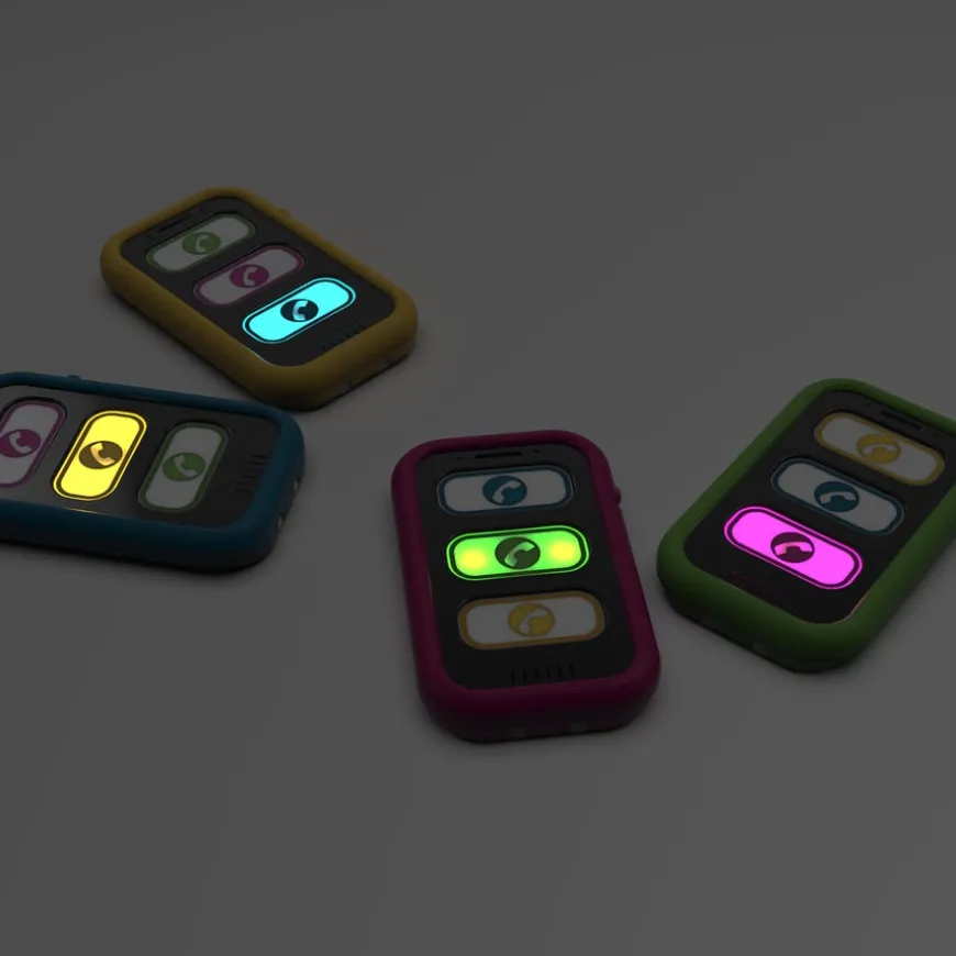 TTS Rechargeable Mini Mobile Phones 4pk