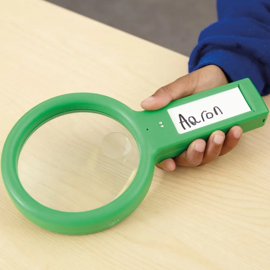 TTS Recordable Plastic Magnifying Glasses 6pk