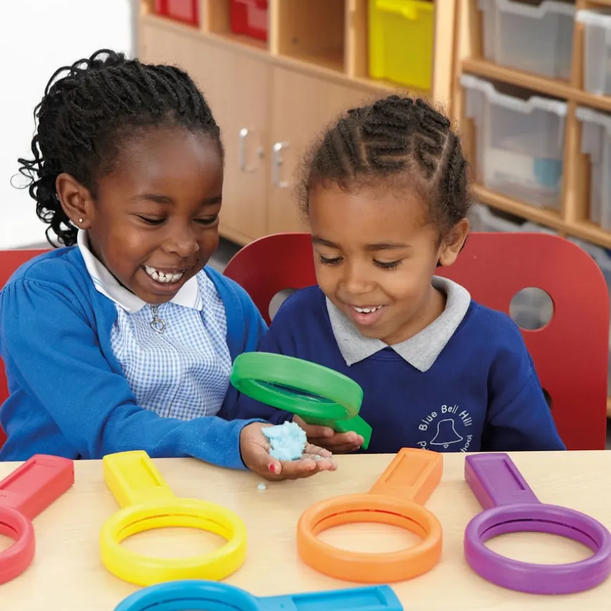TTS Recordable Plastic Magnifying Glasses 6pk