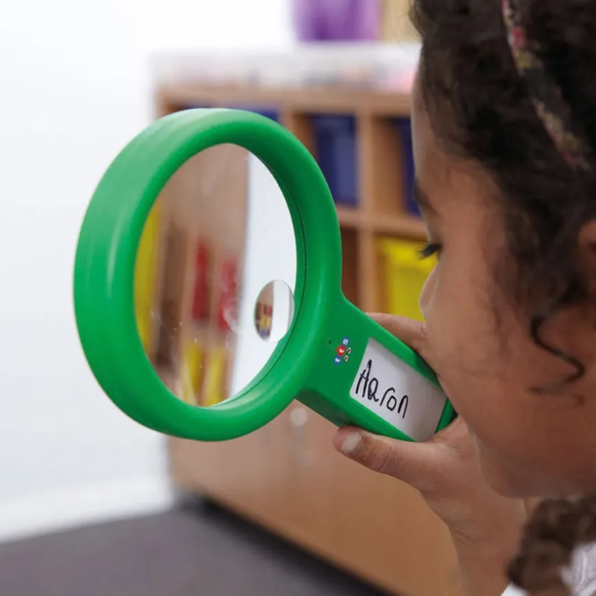 TTS Recordable Plastic Magnifying Glasses 6pk