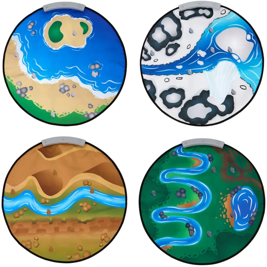TTS Recordable Small World Environment Scape Play Mat Bundle