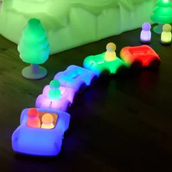 TTS Remote Control Light Up Vehicle & Wagons Bundle