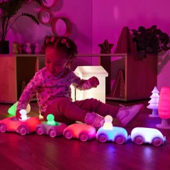 TTS Remote Control Light Up Vehicle, Wagons & People Bundle