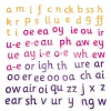 TTS Re-usable Magnetic Phonics Pieces 68pk