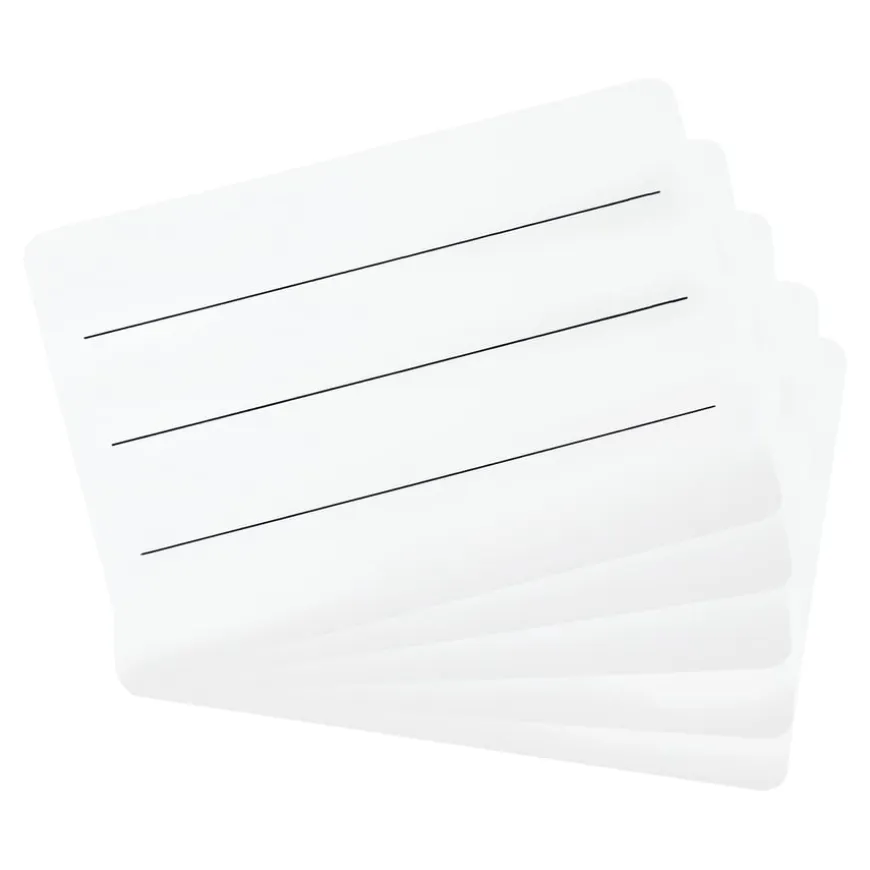 TTS Rigid Lined Mini Whiteboards 10pk