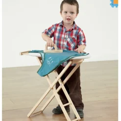 TTS Role Play Laundry Set Wooden Ironing Board and Iron