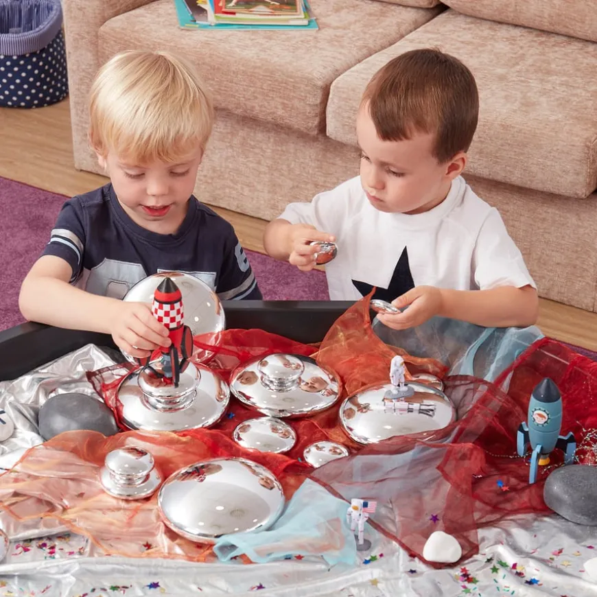 TTS Sensory Mirrored Stacking Pebbles