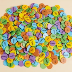 TTS Singapore Colours Place Value Counters Expansion 700pk