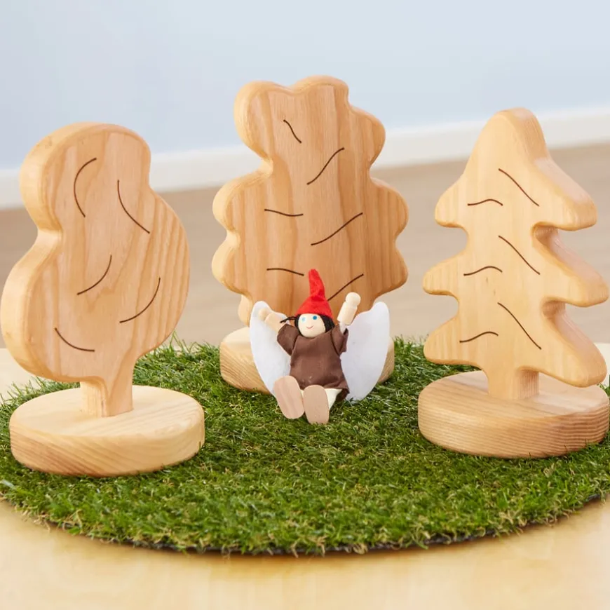 TTS Small World Chunky Wooden Trees 3pcs