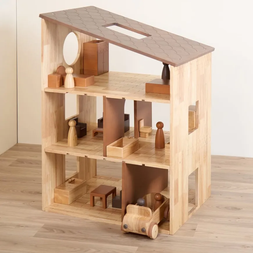 TTS Small World Giant Wooden Dollhouse