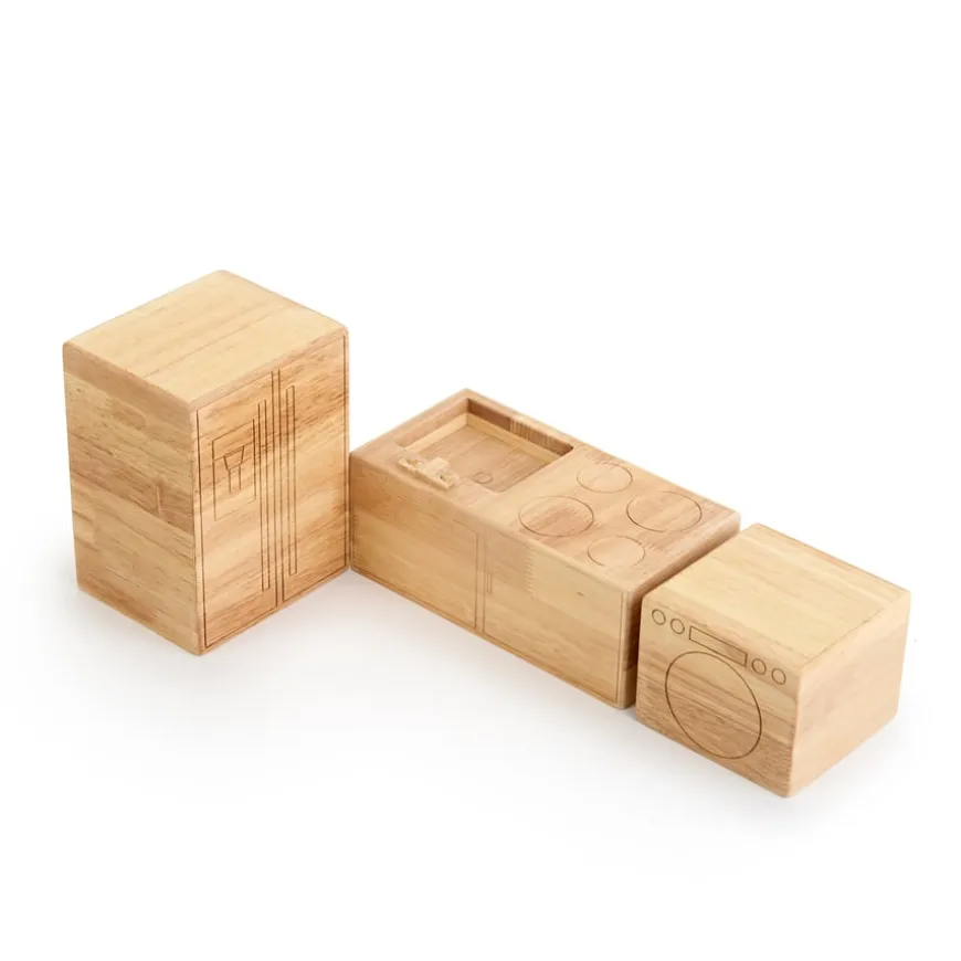 TTS Small World Giant Wooden Dollhouse Furniture