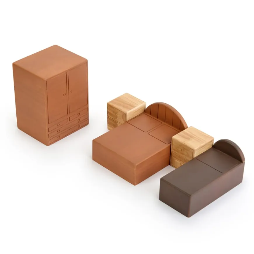 TTS Small World Giant Wooden Dollhouse Furniture