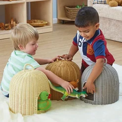 TTS Small World Outdoor Woven Houses - 3pk