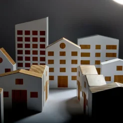 TTS Small World Wooden Tiny Town & Houses Bundle