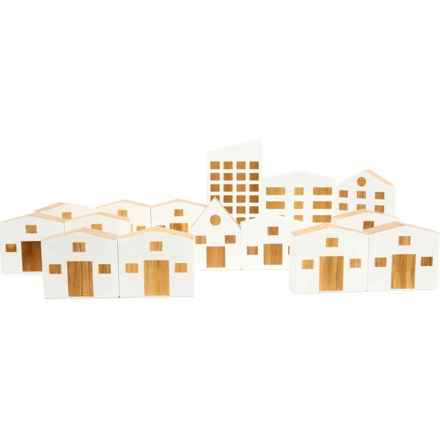 TTS Small World Wooden Tiny Town & Houses Bundle