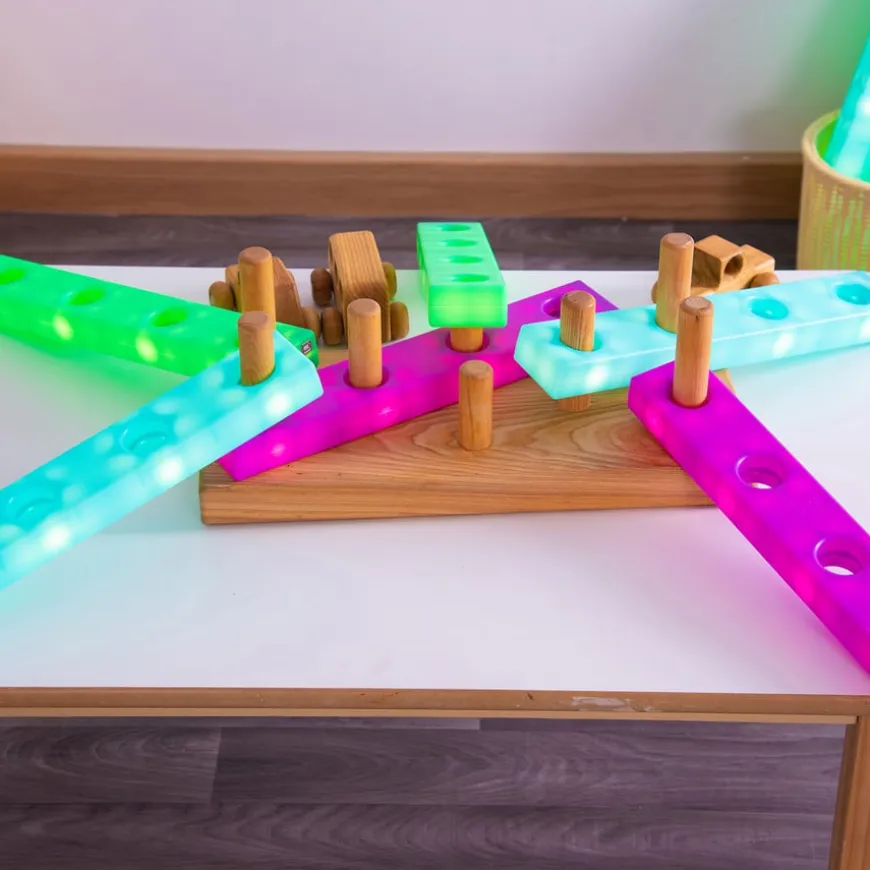 TTS Stack and Build Glow Blocks 9pk