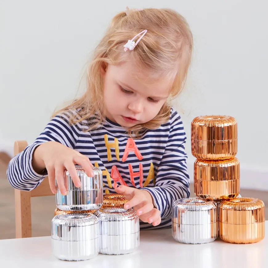 TTS Stack, Thread and Roll Metallic Beads 20pk