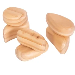 TTS Tactile Wooden Pebble Collection