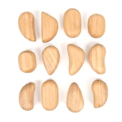 TTS Tactile Wooden Pebble Collection
