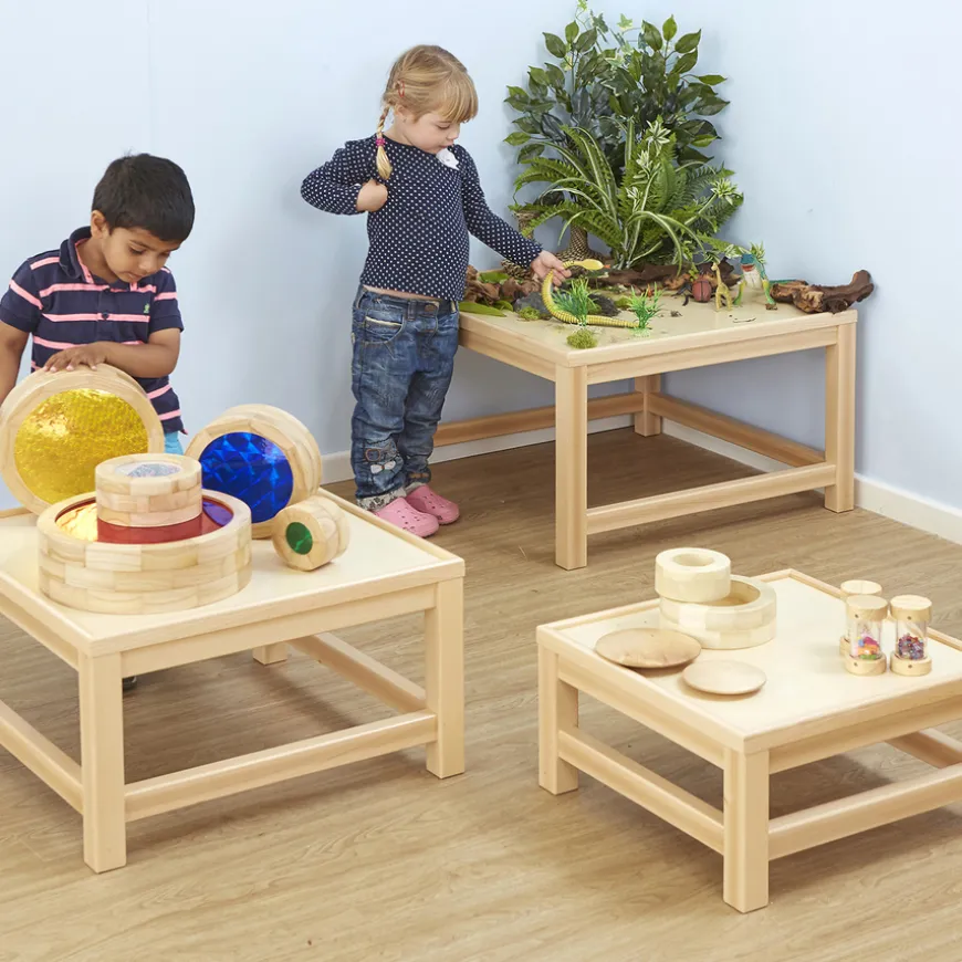 TTS Toddler Wooden Nesting Tables 3pk