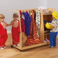 TTS Toddler Wooden Role Play Dressing Up Trolley