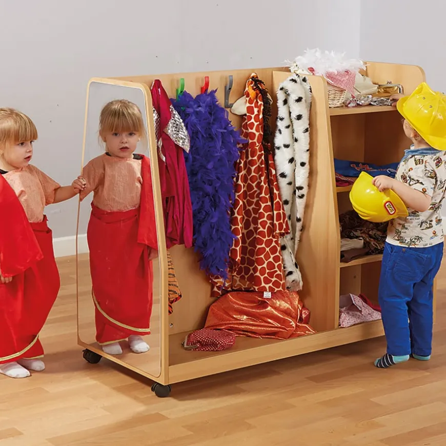 TTS Toddler Wooden Role Play Dressing Up Trolley