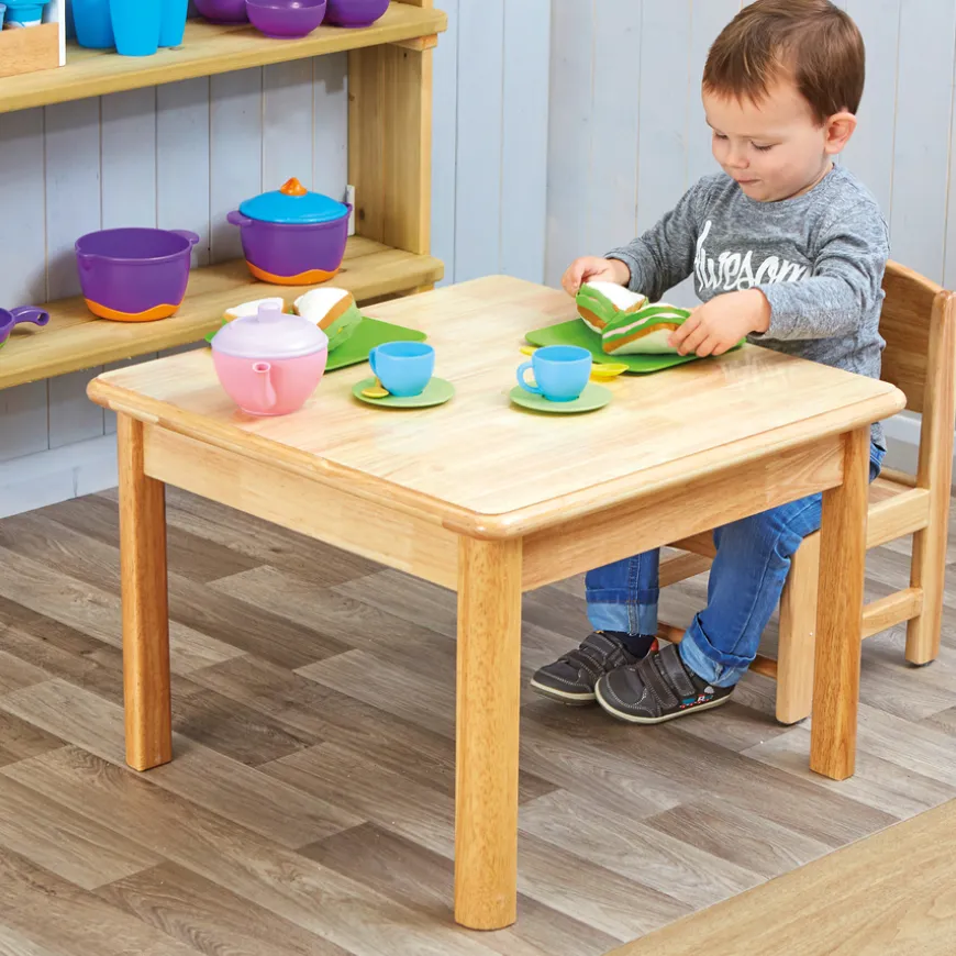 TTS Toddler Wooden Role Play Table and Chairs