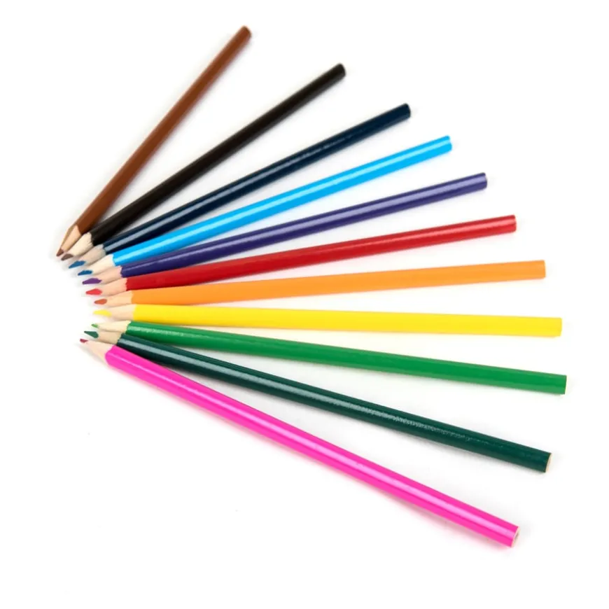 TTS Triangular Colouring Pencils 144pk