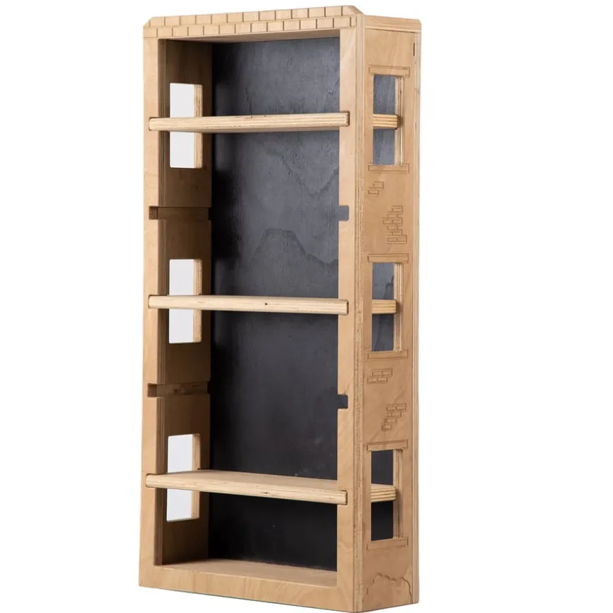TTS Wall Mountable Wooden Dolls House