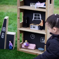 TTS Wall Mountable Wooden Dolls House